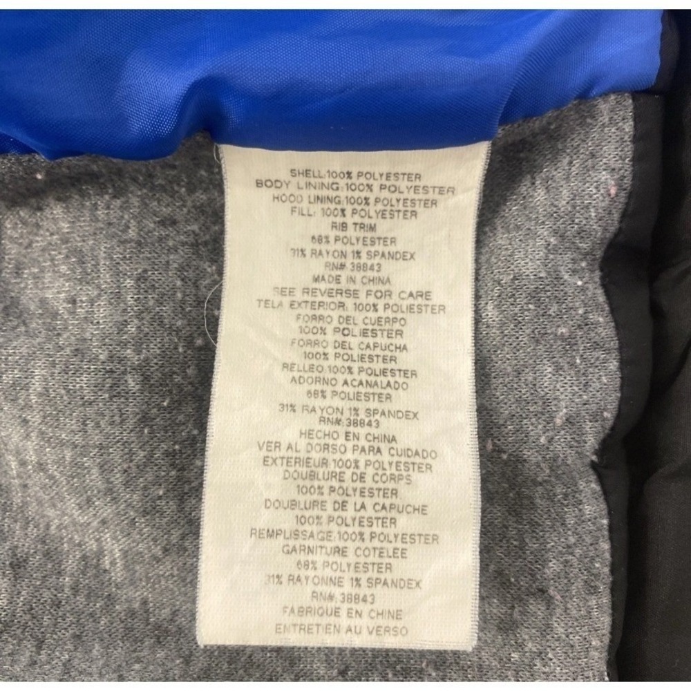 Rothschild Puffer Jacket Kids Black Blue Double Zip Hooded Winter Coat 18/24‎ Mo - Picture 8 of 10